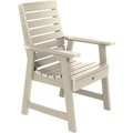 Highwood Usa Highwood® Synthetic Wood Weatherly Dining Chair With Arms, Whitewash AD-CHDW2-WAE